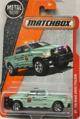 火柴盒 Matchbox Ram 1500 Police 道奇国家森林公园皮卡 MB 1021