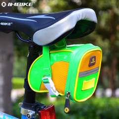 INBIKE 自行车包 荧光尾包车座包硬壳包鞍座包山地单车骑行装备