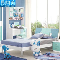 儿童家具卧室套装儿童床带双抽单人床男孩青少年高箱床组合平床