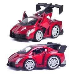 1:32红外线感应Q版合金声光回力汽车模型兰博基尼保时捷儿童玩具
