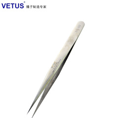 VETUS镊子旗舰店 高弹性高精密不锈钢尖头镊子 TS-10
