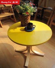 欧式风格桦木咖啡桌 儿童写字桌 玩具桌 实木边桌 床上炕桌