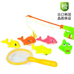 Smartbebe 出口韩国磁性钓鱼多件套益智儿童玩具1-3岁宝宝TT0531
