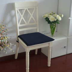 纯色深蓝色全棉纯棉布艺椅垫/餐椅垫/坐垫/海绵垫/椅子垫定制尺