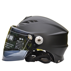 BAILIDE 摩托车夏盔 踏板车头盔  夏季防紫外线镜片通风透气防晒