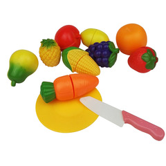 益玩品牌正品切水果蔬菜玩具切切乐套装过家家仿真益智厨房小玩具