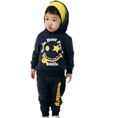 特价okbaby童装男女童春装16潮新款运动宝宝两件套装儿童韩版卫衣