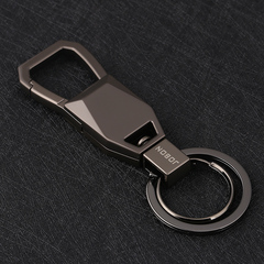 jobon中邦 汽车挂件 钥匙扣创意礼品 男女情侣钥匙链挂件双环腰挂