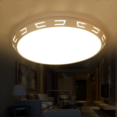 led客厅卧室吸顶灯 现代简约大气圆形卧室创意温馨过道走廊餐厅灯