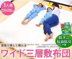 日本制原装进口日式榻榻米床垫地铺睡垫加厚三人折叠床垫200220cm