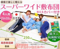 日本制原装进口日式榻榻米床垫地铺睡垫加厚三人折叠床垫200250cm