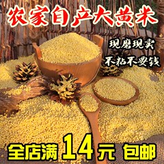 东北农家自产大黄米新米 黏粘黄米粽子糯小米粘豆包年糕杂粮 500g