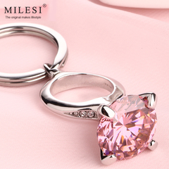 米勒斯 水晶钥匙扣女创意戒指汽车挂件钥匙链个性钥匙圈韩国水钻
