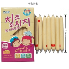 韩国进口零食 ZEK芝士鳕鱼肠 儿童鳕鱼肠 韩国宝宝零食鱼肠 300g