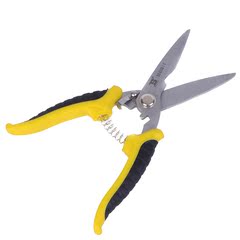 波斯工具不锈钢多功能剪7寸8寸电工剪刀铁皮剪工业级直剪正品