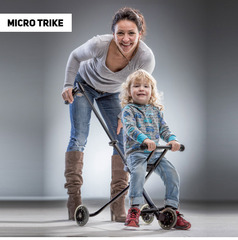 瑞士米高micro trike婴幼儿童手推车可折叠便携三轮车溜遛娃神器