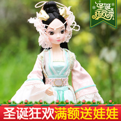 洋娃娃中国可儿娃娃9059龙女可儿古装衣服仙子关节体女孩玩具
