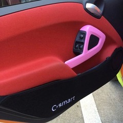 奔驰Smart汽车改装内饰品 开门保护垫 专车专用车门防踢垫 防脏垫