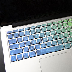 创意键盘贴 苹果笔记本键盘贴纸 MacBook Pro Air按键贴 透光