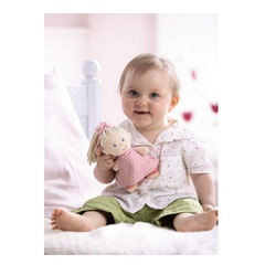特价德国HABA正品代购外国婴儿布娃娃安抚新生儿礼物可爱天使玩偶