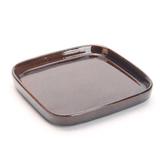 三分陶瓷盘子菜盘创意四方盘碟套装日式金沙高档餐具点心盘子托盘