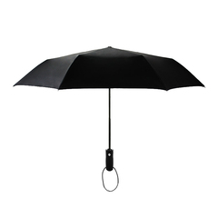 ThinkServer品牌晴雨伞 经典黑折叠晴雨伞 三折自动开收伞