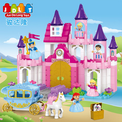 女孩积木玩具公主城堡拼装积木儿童益智早教玩具2岁以上玩具积木