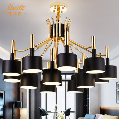 北欧LED锤子吊灯大气客厅灯后现代铁艺个性创意餐厅多头灯具