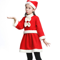 儿童圣诞节服装儿童圣诞COS圣诞老人装扮圣诞节男童女童表演服