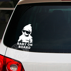 包邮baby in car宝宝在车内 车上有宝宝  车身贴 汽车贴纸警示贴
