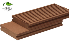 【一泽】木塑地板实心塑木条 户外广场花园塑木地板板 145*30mm