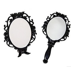 妮然 新款安娜手柄镜折叠镜魔镜 魔幻丽镜 蝴蝶台镜
