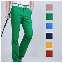 JENNIFER绿色黄色高尔夫长裤golf球裤男装男裤热销运动服装 清货