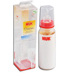 正品 NUK清色标准口PP奶瓶240ml（1号硅胶奶嘴）40.741.753