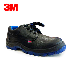 3M 经济型牛皮安全鞋劳保鞋ECO3022透气舒适防护鞋防刺穿防砸耐磨