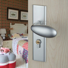 尼特威 面板锁圆形厨房洗手卧室内门锁欧式现代时尚简约门锁芯BK