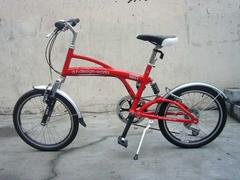 JHC美国建和实体专卖店20寸新款红色x型全铝合金自行车