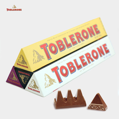 TOBLERONE瑞士三角巧克力 黑巧白巧榛仁葡萄干牛奶多口味组合400g