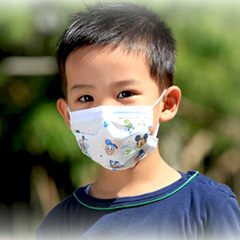 美国金佰利 儿童口罩 预防流感 防pm2.5 防雾霾 防尘口罩