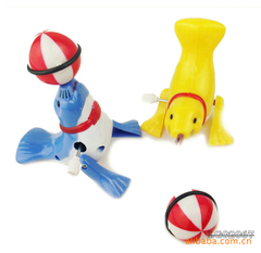 海豚 发条小海豚 上链海豚顶球 上链海豚发条玩具 好玩搞0.04