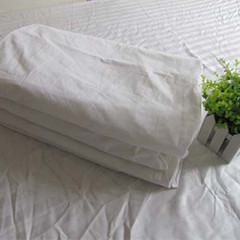 包邮 出口外贸 纯棉平纹40支纱白色百搭单双人床笠床垫套可配枕套