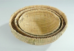 竹制品 竹编 收纳 工艺品 手工 家用 小竹篓 淘米篮 沥水 竹篮子