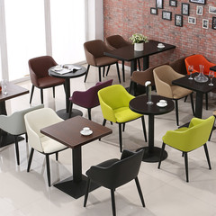 咖啡厅桌椅甜品店奶茶店桌椅组合 小吃店西餐厅桌椅 饮品店餐桌椅