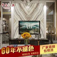 中原神画现代仿大理石瓷砖 简约3D影视墙 卧室客厅电视背景墙砖