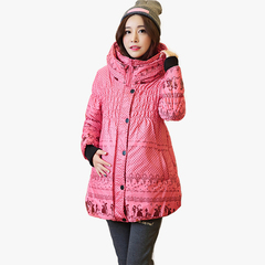 孕妇装冬装棉衣加绒加厚棉袄冬季孕妇怀孕上衣服韩版时尚保暖外套
