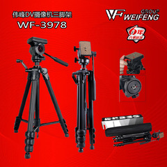 伟峰WF-3978专业摄影摄像三脚架 单反相机便携脚架 旅行三角架