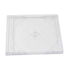 优质方形透明CD/DVD光盘盒 塑料单片盒子光盘盒 透明单盒