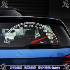 速度表反光车贴 车速表个性汽车贴纸 后窗玻璃贴画POLOGOLF福克斯