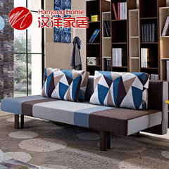 汉洋 沙发床 可折叠多功能可拆洗懒人沙发成人北欧折叠布艺沙发床