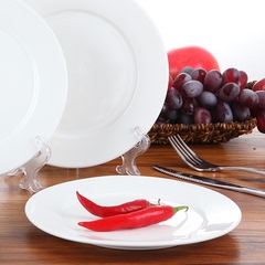 酒店餐厅家用小号平盘6英寸陶瓷骨瓷盘水果盘寿司盘圆形盘子碟子